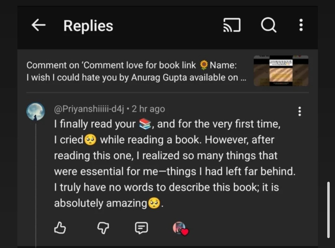 Reader review screenshot